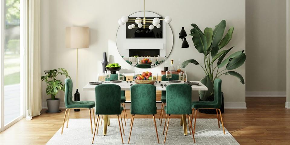 Corsoria Home stylish dining room showcasing modern design and quality lifestyle products
